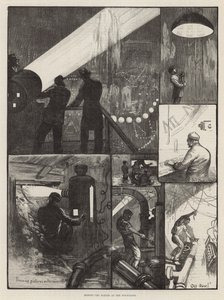 Evening Fete for the Benefit of the London Hospitals - Behind the Scenes at the Fountains by English School