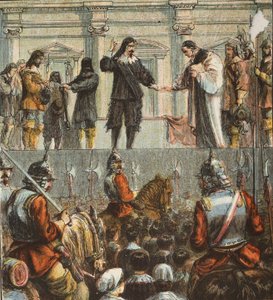 Execution of Charles I by English School