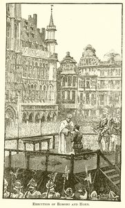 Execution of Egmont and Horn by English School
