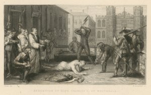 Execution of King Charles I at Whitehall by English School