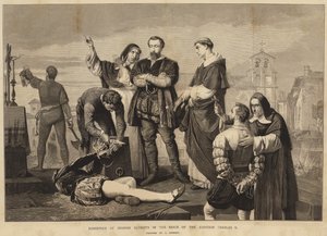 Execution of Spanish Patriots in the Reign of the Emperor Charles V by English School