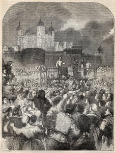Execution of the Duke of Northumberland on Tower Hill - 1553 by English School