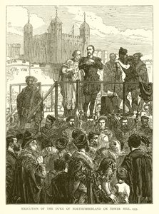 Execution of the Duke of Northumberland on Tower Hill, 1553 by English School