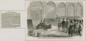 Exhibition by the American Horse-Tamer in the Presence of Her Majesty and the Court, at Buckingham Palace
