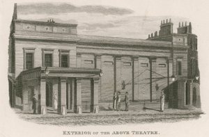Exterior of the Regency Theatre, Tottenham Street, Tottenham Court Road, London by English School
