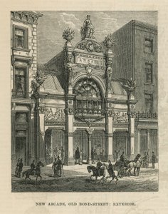 Exterior of the New Arcade on Old Bond Street by English School