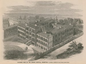 Exterior View of the Cancer Hospital, Brompton by English School