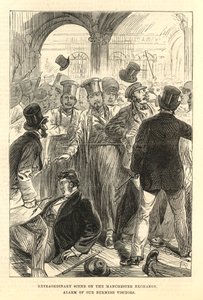 Extraordinary scene on the Manchester Exchange by English School