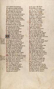 F151r from Ms New Coll 266, De confessio amantis by John Gower by English School
