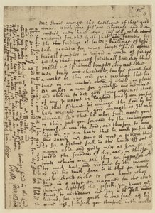 Facsimile of Letter of Oliver Cromwell to Mr Storie, dated St Ives by English School