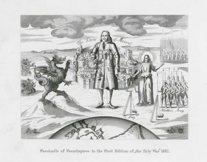 Facsimile of Frontispiece to the First Edition of the Holy War