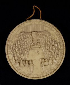 Facsimile of the Great Seal of England of 1651, obverse depicting the House of Commons in Session