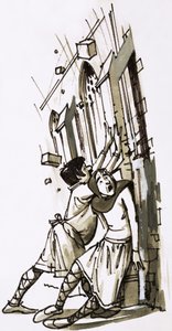 Failing Buttress by English School