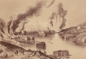 Fall of Sevastopol, Crimean War by English School
