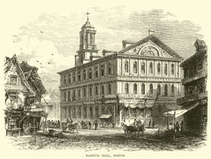 Faneuil Hall, Boston by English School