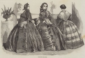 Fashions for July by English School