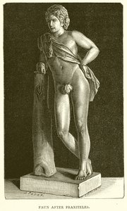 Faun after Praxiteles by English School