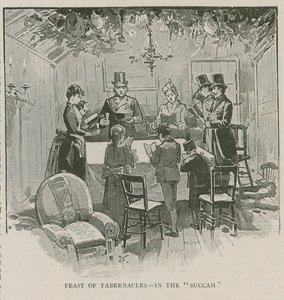 Feast of Tabernacles - in the Succah by English School