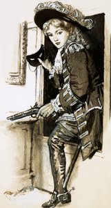 Female highwayman Lady Katherine Ferrers by English School