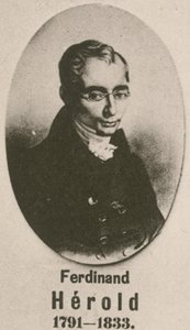 Ferdinand Herold (engraving) by English School