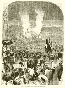 Fete of the Federation in the Champ de Mars by English School