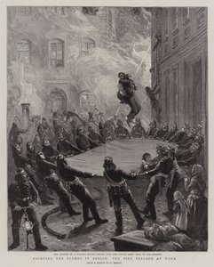 Fighting the Flames in Berlin, the Fire Brigade at Work by English School