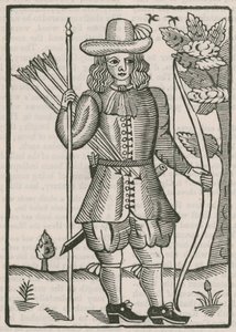 Finsbury Archers Ticket for the Shooting of 1676 by English School