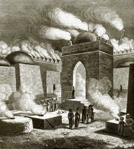 Fire temple near Baku by English School