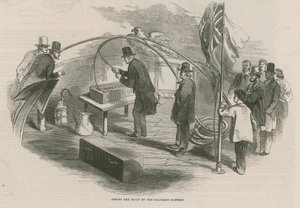 Firing the Train by the Galvanic Battery