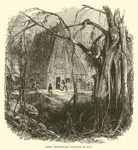 First Missionary Church in Fiji by English School