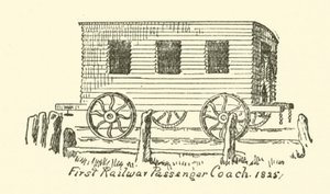First Railway Passenger Coach by English School
