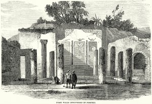 First Walls Discovered in Pompeii