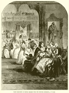 First Interview of Prince Charles with the Princess Henrietta at Paris by English School