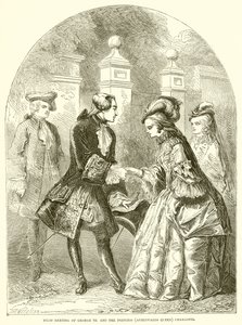 First Meeting of George III and Princess (Later Queen) Charlotte by English School