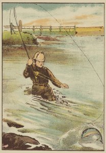 Fishing for Trout by English School