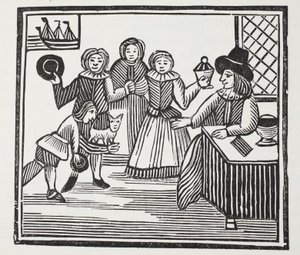 Fitzwarren receiving his servants ventures (illustration) by English School