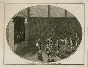 Fives, Played at the Tennis Court, Leicester Fields by English School