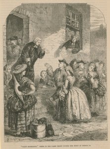 Fleet Marriages; Scene in the Fleet Prison during the Reign of King George II by English School