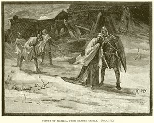 Flight of Matilda from Oxford Castle