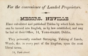 For the Convenience of Landed Proprietors by English School