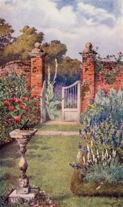 Fragrance in the Herb-Garden by English School