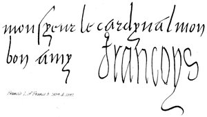 Francis I of France, born 1494, died 1547