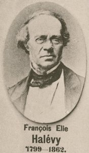 Francois Elie Halevy (engraving) by English School