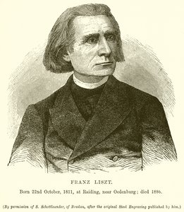 Franz Liszt by English School