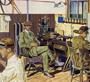 Fred Royce set up a factory to make electrical equipment by English School