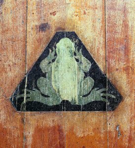 Frog, marking the site of Faraday