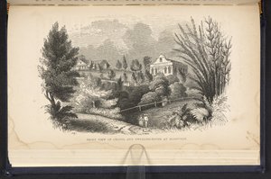 Front View Of Chapel And Dwelling House At Sligoville (engraving) by English School