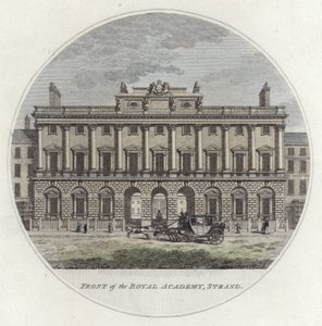 Front of The Royal Academy, Strand, London
