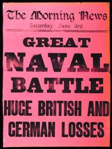 Front Page of The Morning News, 3rd June 1816 by English School