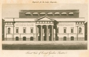 Front View of Covent Garden Theatre, London